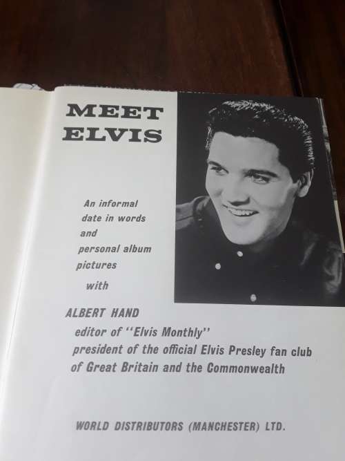 BOOK ON ELVIS PRESLEY (1962)