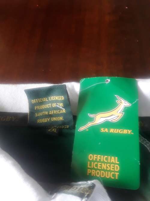 OFFICIAL LICENSED SA RUGBY T SHIRT(2XL)