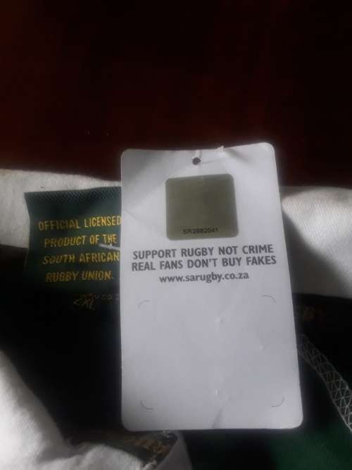 OFFICIAL LICENSED SA RUGBY T SHIRT(2XL)