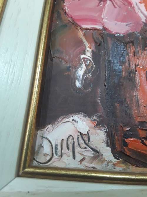 GENUINE OIL ON BOARD SIGNED PAINTING (FRAMED)