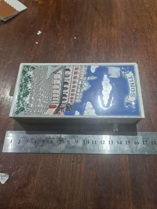 TINOS BOX AND MATCHBOX VINTAGE PRAYER ITEM