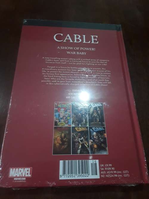 MARVEL SUPERHERO`S HARDCOVER COMIC(CABLE)