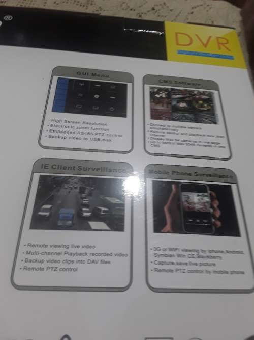 8 CHANNELS 5 IN ONE AHD DVR INCLUDING REMOTE, POWER SUPPLY AND MOUSE