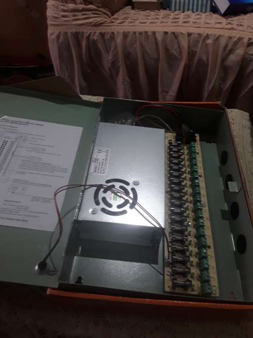 12 VDC,18 OUTPUT SWITCH MODE CCTV POWER SUPPLY