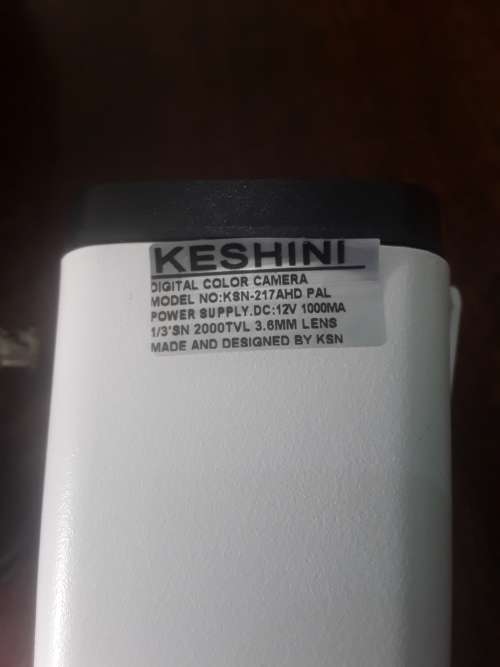 SET OF 2 AHD COLOR CAMERAS WITH POWER CABLES(15 TO 20M)