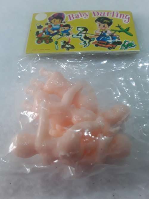 JOBLOT 5 PIECE VINTAGE BABY DARLING MINIATURE DOLLS