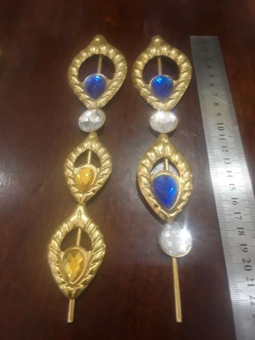 JOBLOT METAL PEACOCK TAILS(11 PIECES)