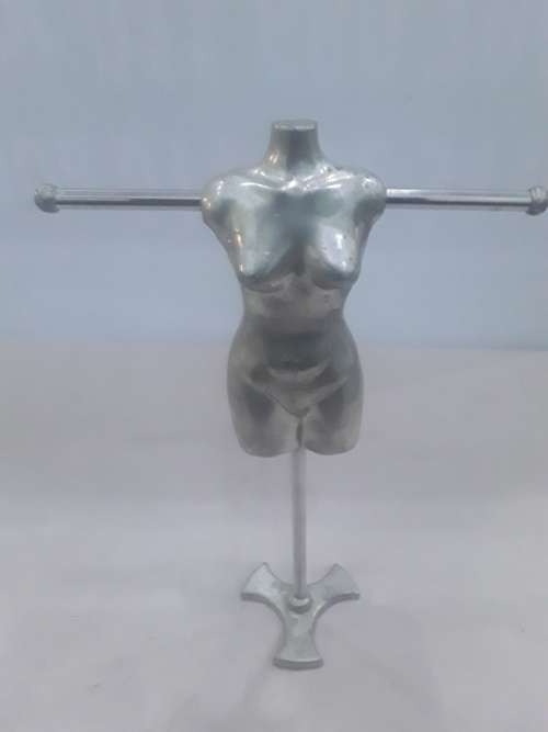PEWTER JEWELRY STAND