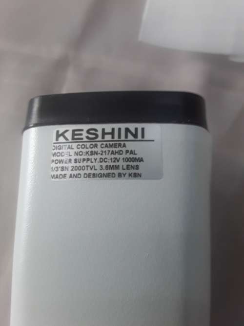 2000TVL AHD  COLOR CAMERA WITH A 15M POWER CABLE