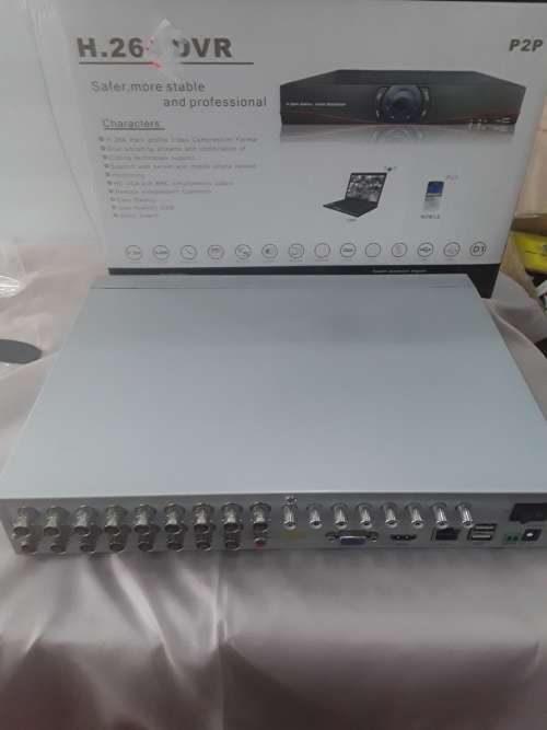 16 CHANNELS DVR INCLUDING POWER SUPPLY, REMOTE AND MOUSE