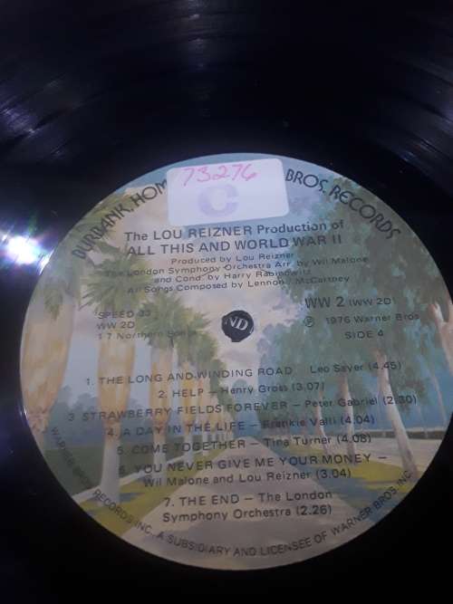 WORLD WAR 11(SET OF 2) LP RECORDS