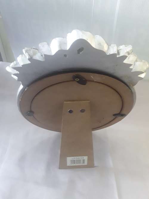 VINTAGE PHOTO FRAME IN GLASS (26CM HEIGHT)