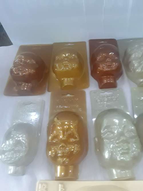 28 PIECES (DIFFERENT SIZE AND SHAPES)DOLLS HEAD MOULDS(UNUSED)