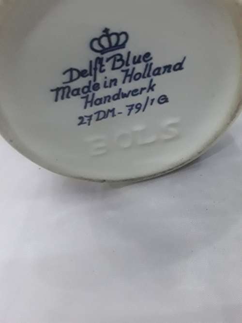 VINTAGE KLM BLUE DELFT  DECANTER JUG(HANDPAINTED)