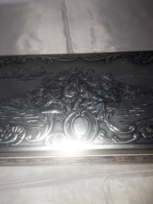 VINTAGE STORAGE TIN(MADE IN GERMANY)