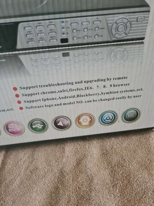 16 CHANNELS DVR INCL.POWER SUPPLY.REMOTE and MOUSE(ANTI LIGHTNING PROTECTION)