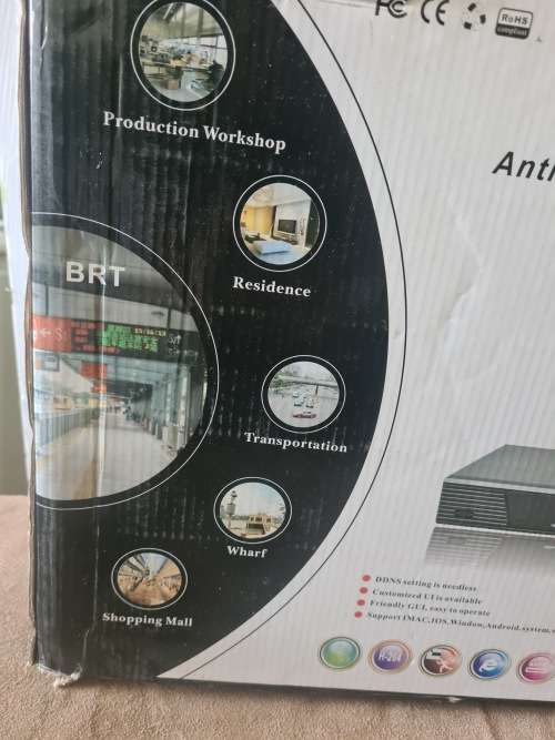 16 CHANNELS DVR INCL.POWER SUPPLY.REMOTE and MOUSE(ANTI LIGHTNING PROTECTION)