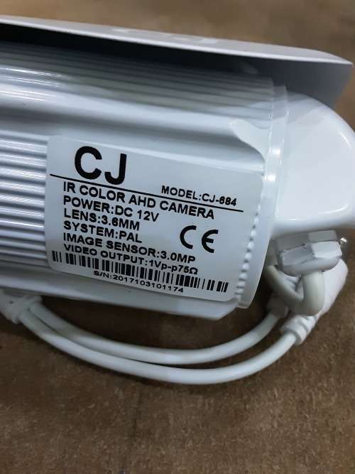 SET OF 2 IR AHD CAMERAS WITH BRACKETS