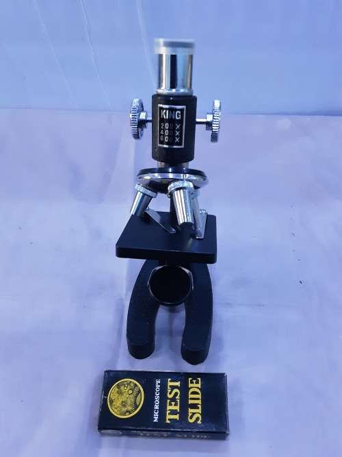 MICROSCOPE WITH TEST SLIDES(UNUSED)UP TO 600 X