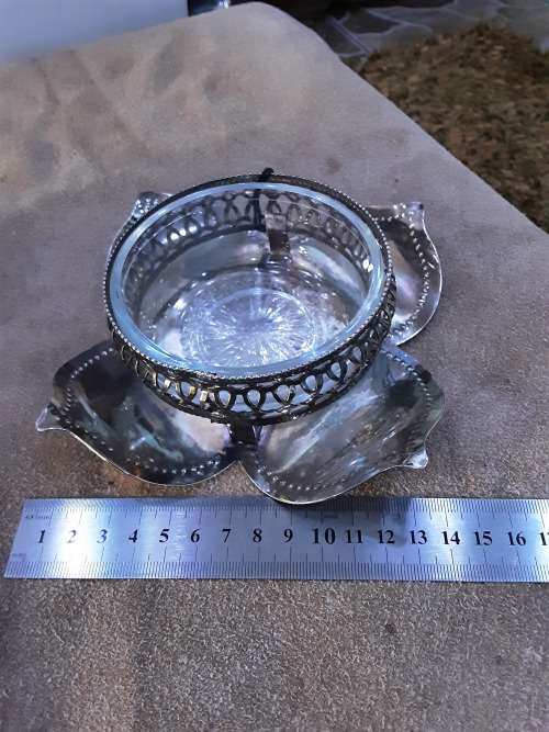 VINTAGE BIRMINGHAM ENGLANS FINEST ENGLISH SILVERPLATED WARE WITH TAG(UNUSED)