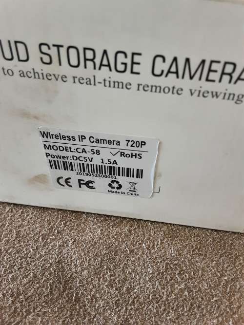 CLOUD STORAGE IP CAMERA