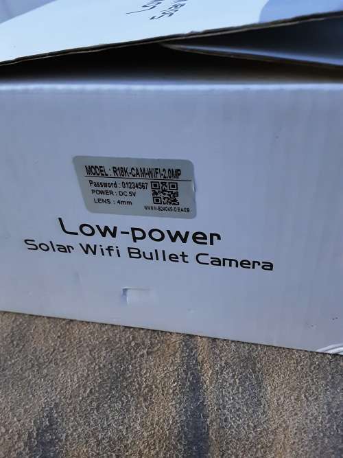 LOW POWERED SOLAR WIFI BULLET CAMERA