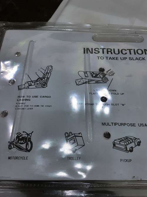 4 PIECE HEAVY DUTY RATCHET TIE DOWN(1`X 15`)MULTIPURPOSE USAGE