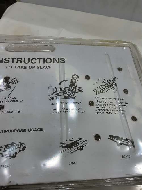 4 PIECE HEAVY DUTY RATCHET TIE DOWN(1`X 15`)MULTIPURPOSE USAGE