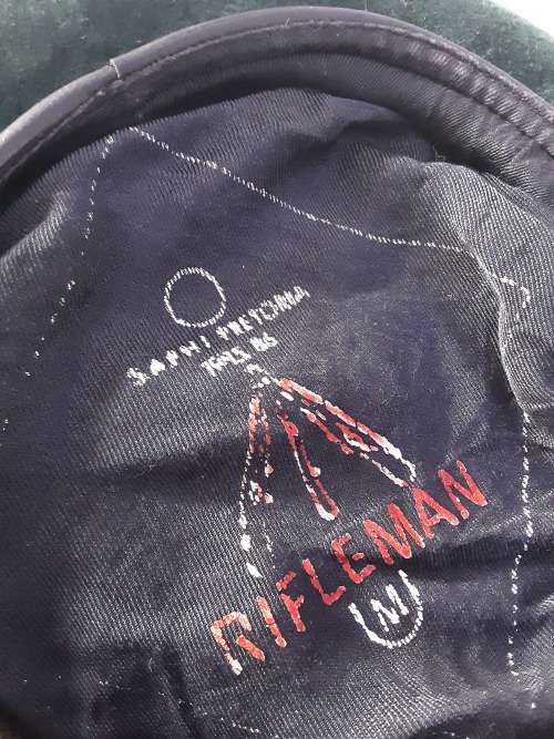 1986 PRETORIA RIFLEMAN BERET WITH BADGE(MEDIUM)