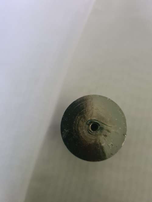 SET OF 6 HEAVY METAL MIRROR FINISHED FURNITURE KNOBS