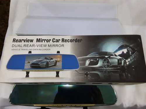 DUAL REARVIEW MIRROR CAR RECORDER