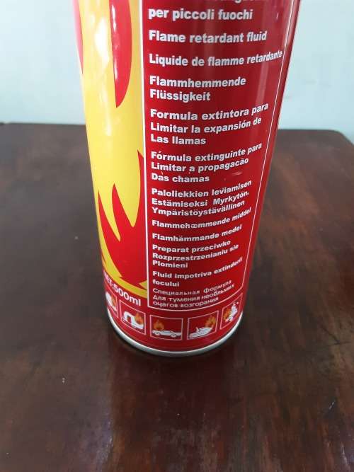 FIRE STOP FIRE EXTINGUISHER FLAME RETARDENT FLUID)500ML