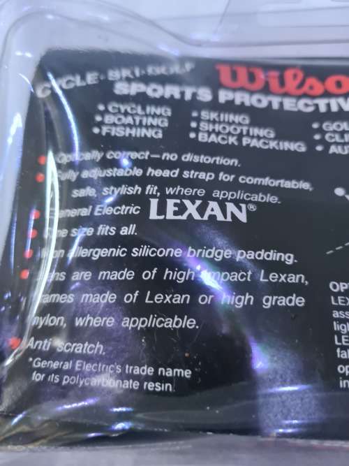 WILSON SPORTS PROTECTIVE EYEWEAR (ADULTS)CYCLE-SKI-GOLF