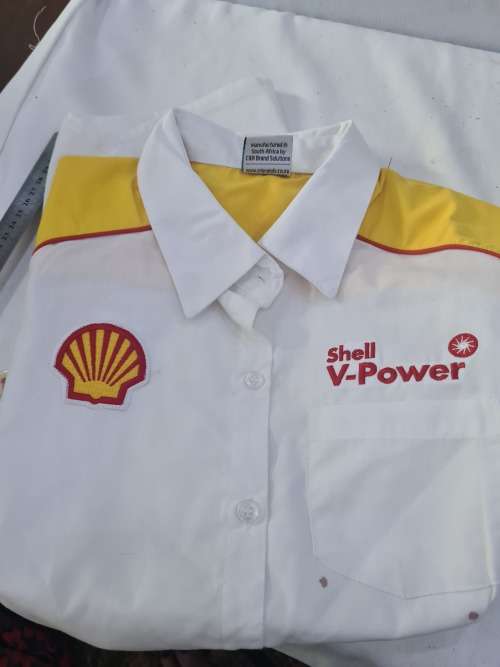 SHELL/FERRARI ADULT COTTON SHIRT(LARGE)