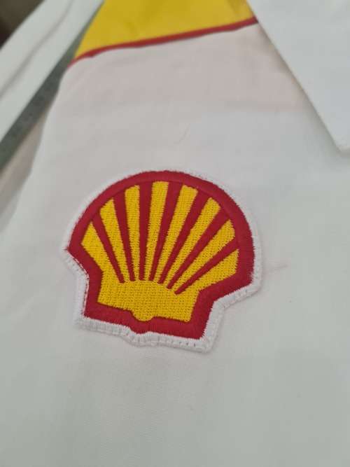 SHELL/FERRARI ADULT COTTON SHIRT(LARGE)
