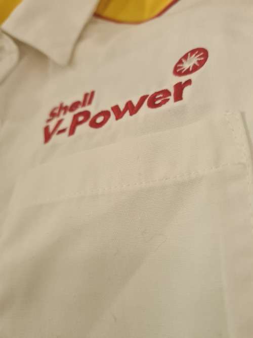 SHELL/FERRARI ADULT COTTON SHIRT(LARGE)