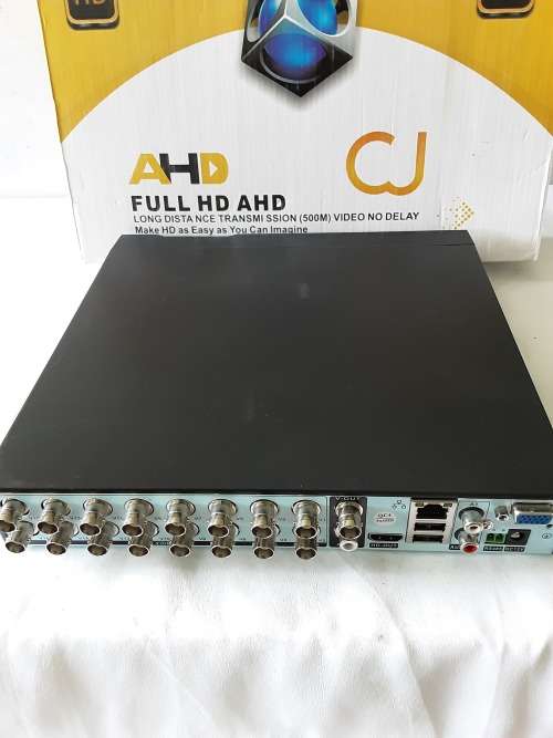 16 CHANNELS AHD DVR INCL.POWER SUPPLY, REMOTE AND MOUSE
