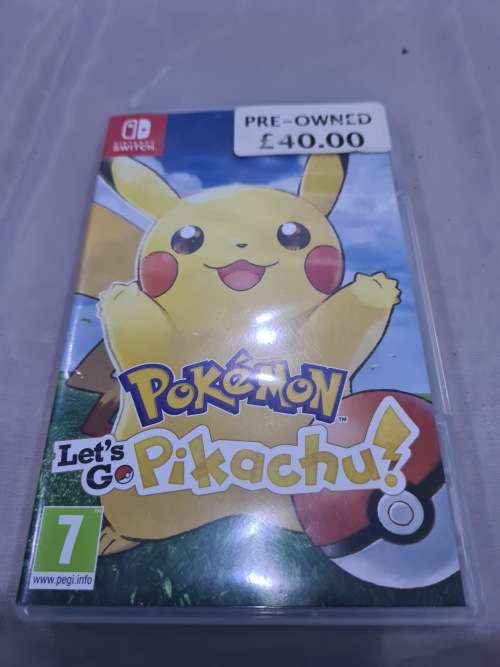 NINTENDO SWITCH POKEMOB LETS GI PIKACHU GAME