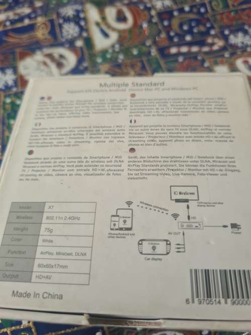 WIRELESS DISPLAY MIRASCREEN