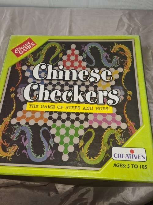 CHINESE CHECKERS BOARD GAME(UNUSED)