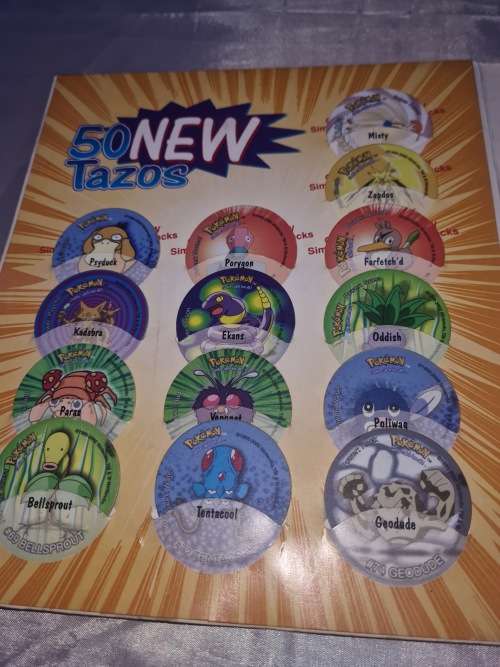 POKEMON TAZOS 2 COMPLETE ALBUM COLLECTION (LIMITED EDITION)