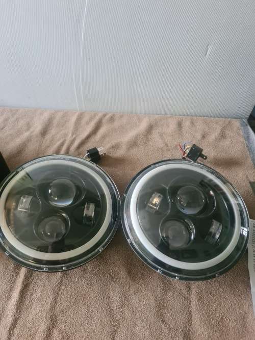 PAIR OF AUTOMOTIVE LED HEADLIGHTS-SEE DESCRIPTION