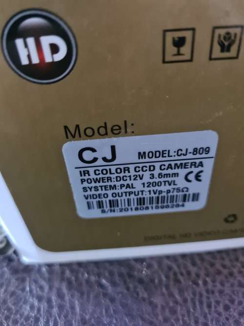 IR COLOR CCD CAMERA WITH BRACKETS(1200 TVL)