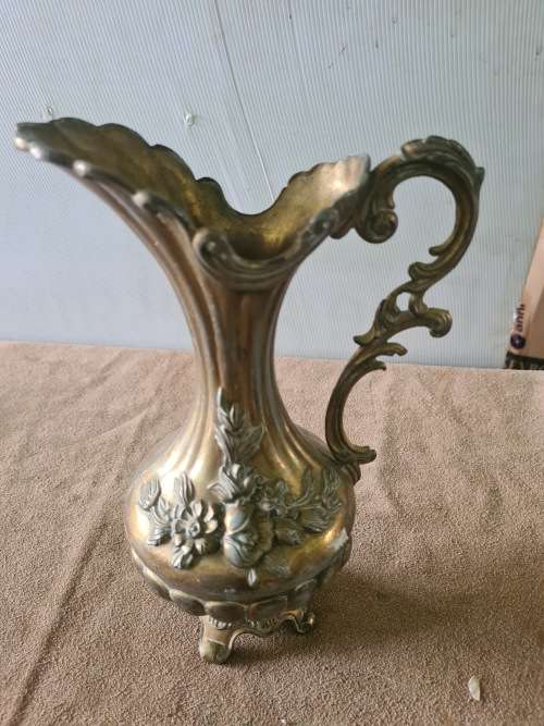 SOLID BRASS VINTAGE PITCHER(MADE IN ITALY)