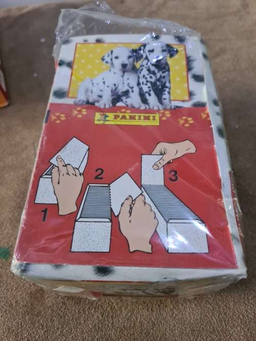 PACK OF 100(101 DALMATIAN)STICKERS,6 STICKERS IN A PACK-MADE IN ITALY