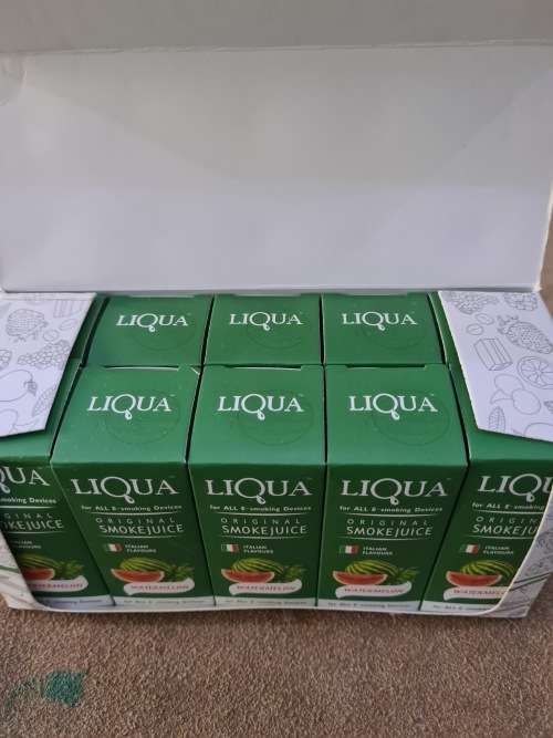 BOX OF 10 ORIGINAL SMOKE JUICE(WATERMELON ITALIAN FLAVOUR)30ML PER BOTTLE