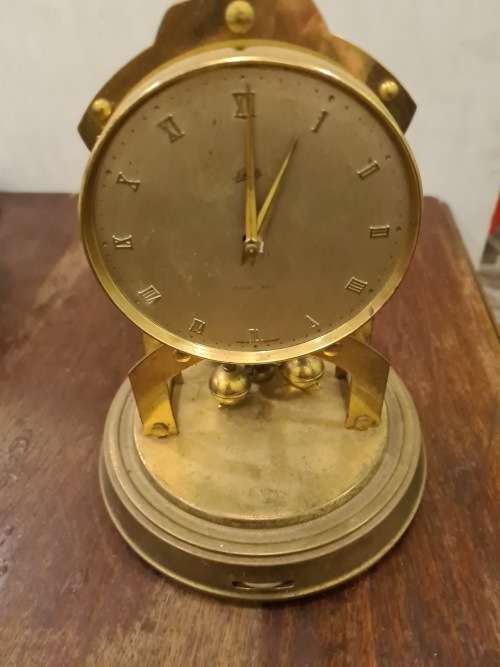 MADE IN GERMANY VINTAGE MECHANICAL DOME CLOCK-SEE DESCRIPTION