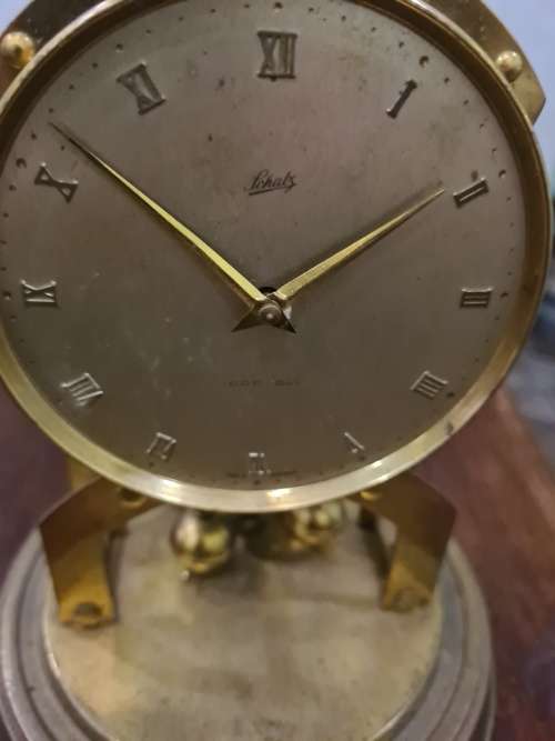 MADE IN GERMANY VINTAGE MECHANICAL DOME CLOCK-SEE DESCRIPTION