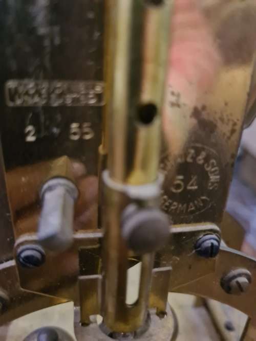 MADE IN GERMANY VINTAGE MECHANICAL DOME CLOCK-SEE DESCRIPTION