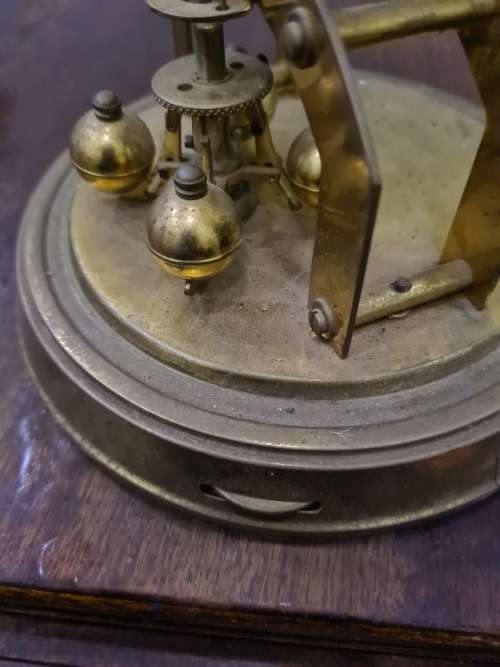 MADE IN GERMANY VINTAGE MECHANICAL DOME CLOCK-SEE DESCRIPTION